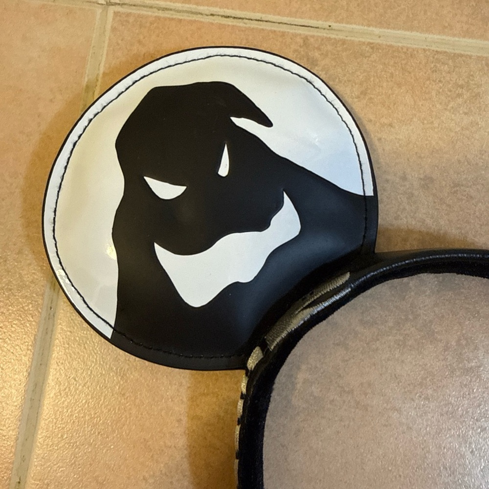 Disney Black and White Jack Skellington, Oogie boogie.zero ears headband - Picture 2 of 8